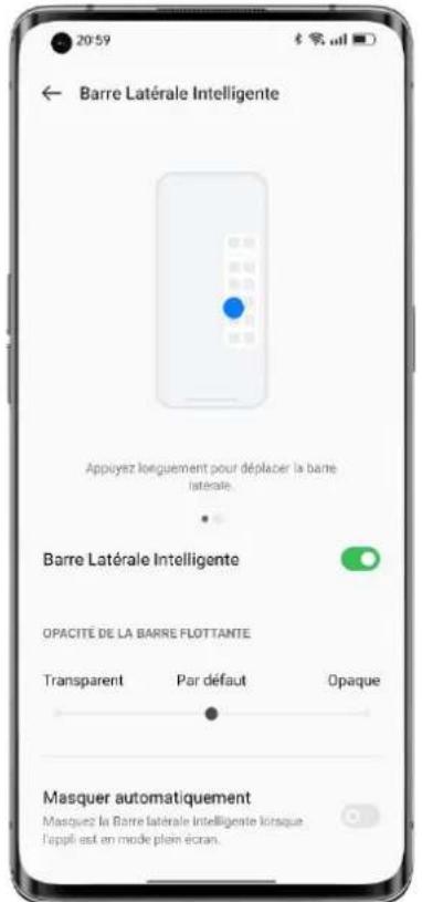 OPPO Reno 8 Lite 5G - Activer la barre latérale intelligente - 1