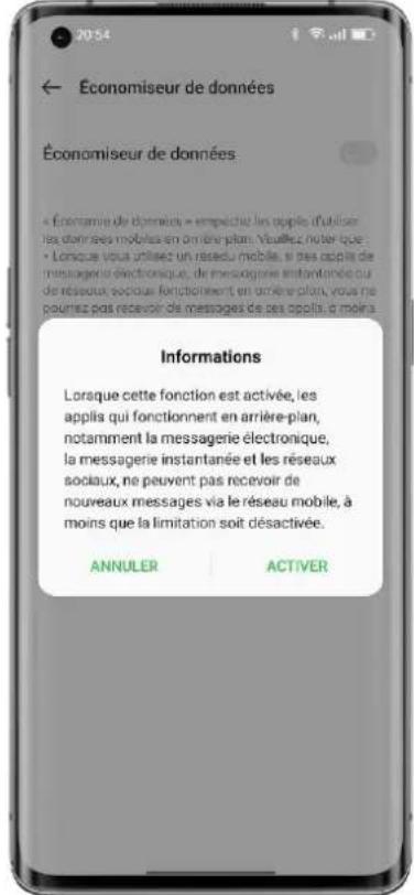 OPPO Reno 8 Lite 5G - Économie de données - 1