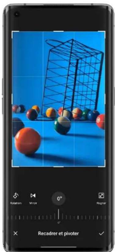 OPPO Reno 8 Lite 5G - Recadrer et pivoter - 1