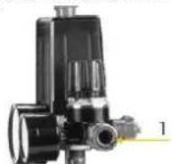 Zipper ZICOM24E - Stabilirea racordului de aer comprimat - 1