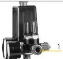 Zipper ZICOM24E - Establishing the compressed air connection - 1