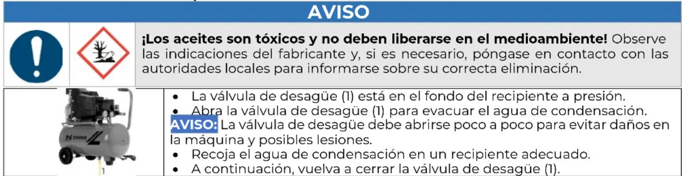 Zipper ZICOM24E - Evacuación del agua de condensación - 1