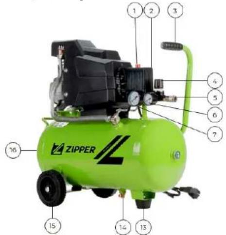 Zipper ZICOM24E - Komponenten / components / Composants / Componentes / Komponenty / Komponenty / Componente / Komponenter / Komponente / Sastavni lijelovi / Componenti - 1