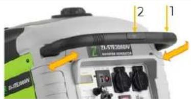 Zipper ZISTE3000IV - B364 Teleskope handle - 1