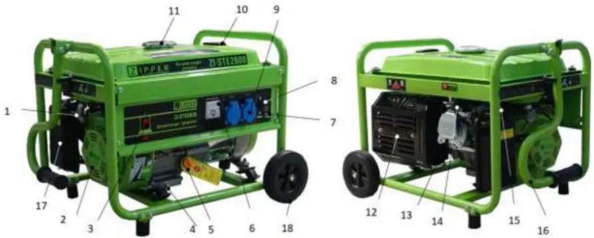 Zipper ZISTE8000 - Komponenten / components - 1