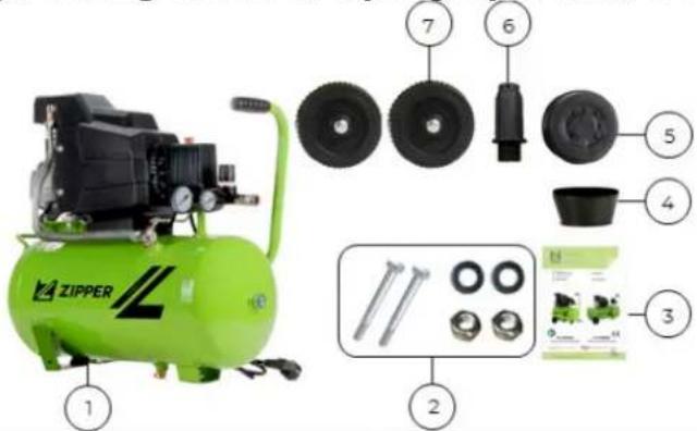 Zipper ZICOM50E - Lieferumfang / Delivery content / Contenu de la livraison / Volumen de suministro / Rozsah dodávky / Rozsah dodávky / Inclus în livrare / Leveransomfång / Obseg dobave / Opseg isporuke / Dotazione di fornitura - 1