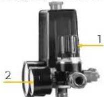 Zipper ZICOM50E - Ausgangsdruck einstellen - 1