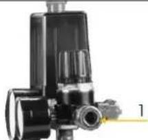 Zipper ZICOM50E - Establishing the compressed air connection - 1