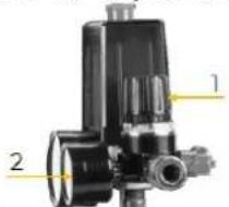 Zipper ZICOM50E - Ajuste de la presión de salida - 1