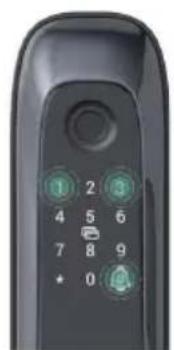 EZVIZ L2S - Effacer l'empreinte digitale - 1