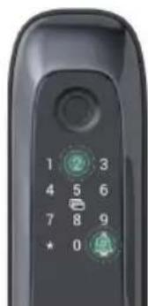 EZVIZ L2S - Supprimer l'empreinte digitale - 1