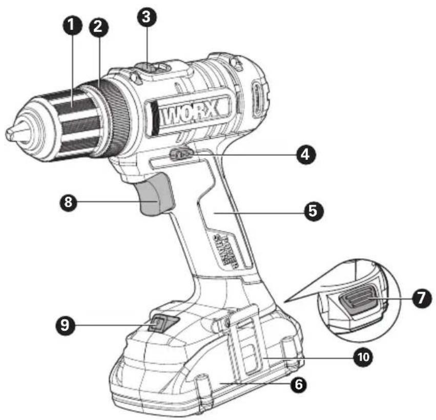 1 2 3 4 5 6 7 8 9 10 WORX