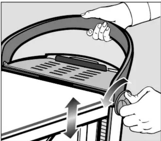 MIELE FashionMaster B 4826 - Ajuster le réglage de la hauteur - 2