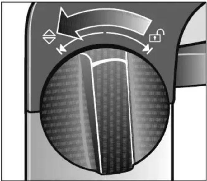 MIELE FashionMaster B 4826 - Ajuster le réglage de la hauteur - 1