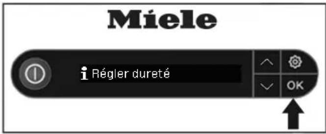 MIELE FashionMaster B 4826 - Régler le degré de dureté de l'eau - 1