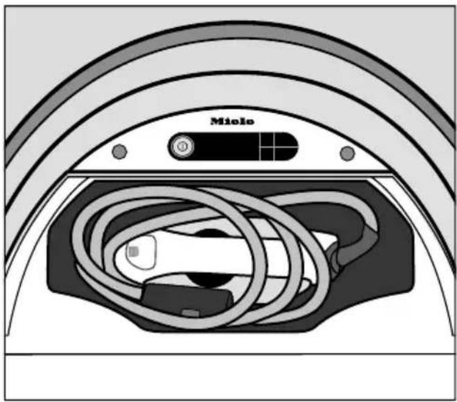 MIELE FashionMaster B 4826 - Sortir le fer à repasser et la tige guide-fil - 1