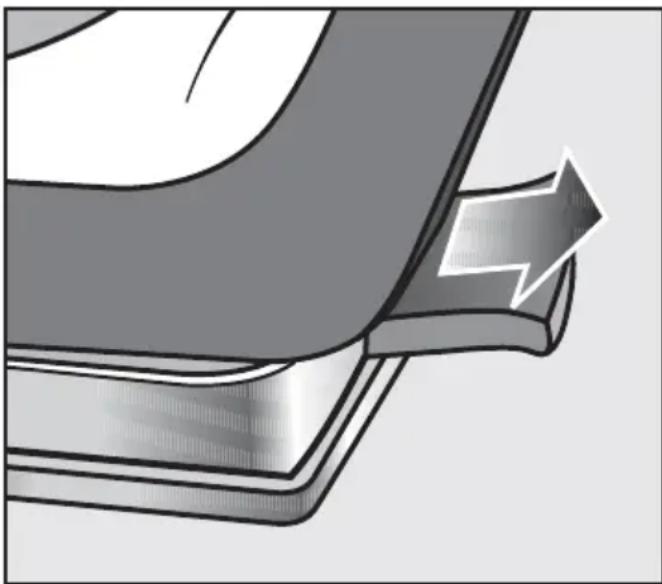 MIELE FashionMaster B 4826 - Détacher la semelle anti-adhésive - 1
