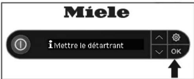 MIELE FashionMaster B 4826 - i Mettre le détartrant - 2