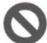 Thor TRF3601FD - Meaning of safety warning symbols - 1