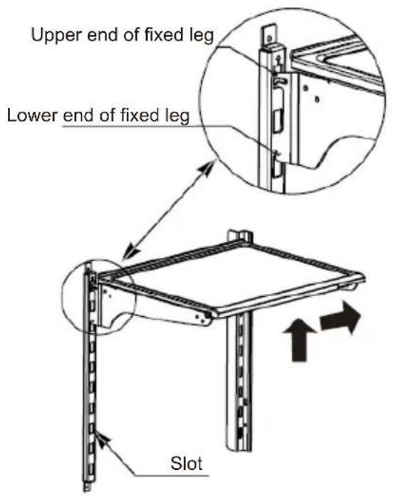 Thor TRF3601FD - Adjustment of cantilever rack - 1