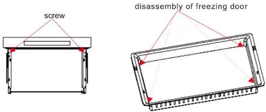 Thor TRF3601FD - Disassembly of refrigerator door - 5