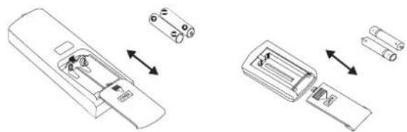 Technical diagram showing two mechanical assembly steps with labeled components and directional arrows indicating movement or assembly.