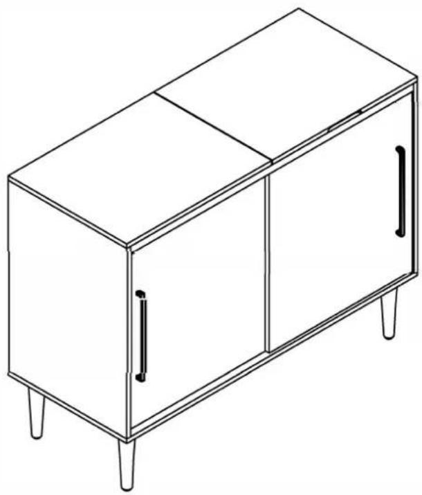 Crosley Everett CF1103 - Media Console CF1103 - 1