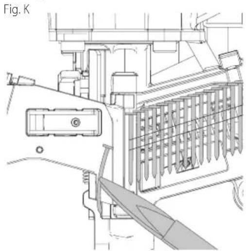 Porter-Cable RN175C - Dégagement d'un clou bloqué (Fig. A, K) - 1