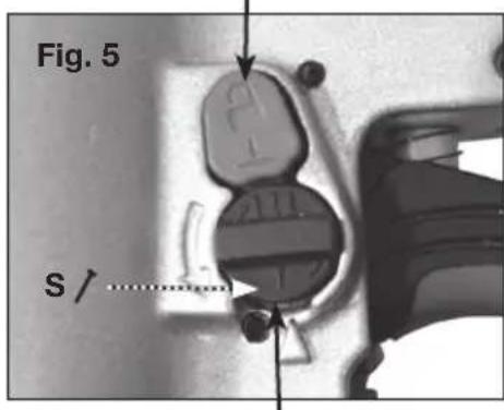 Porter-Cable FR350B - Déclenchement sur contact par gâchette - ⚣ (Fig. 6) - 1