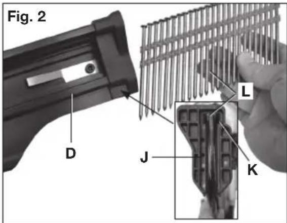 Porter-Cable FR350B - ⚠ WARNING: Never load nails with the contact trip or trigger activated. Personal - 1