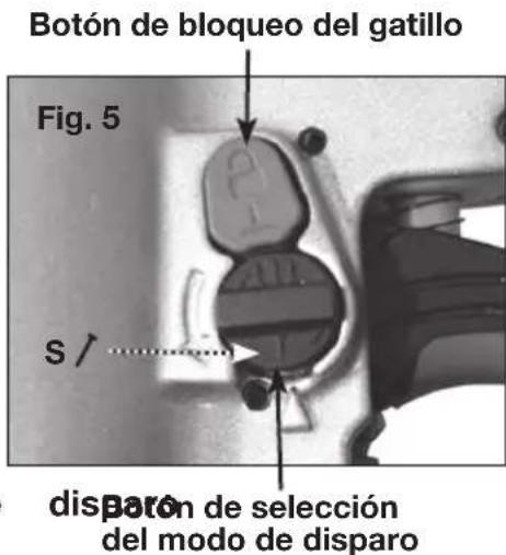 Porter-Cable FR350B - Disparo único secuencial - / (Fig. 5) - 1