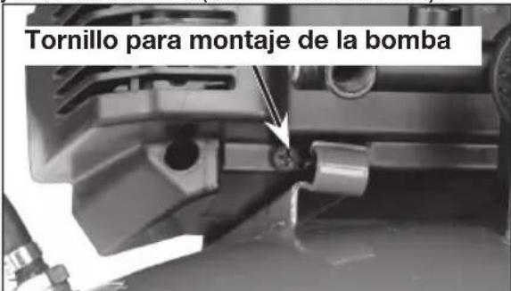 Tornillo para montaje de la bomba