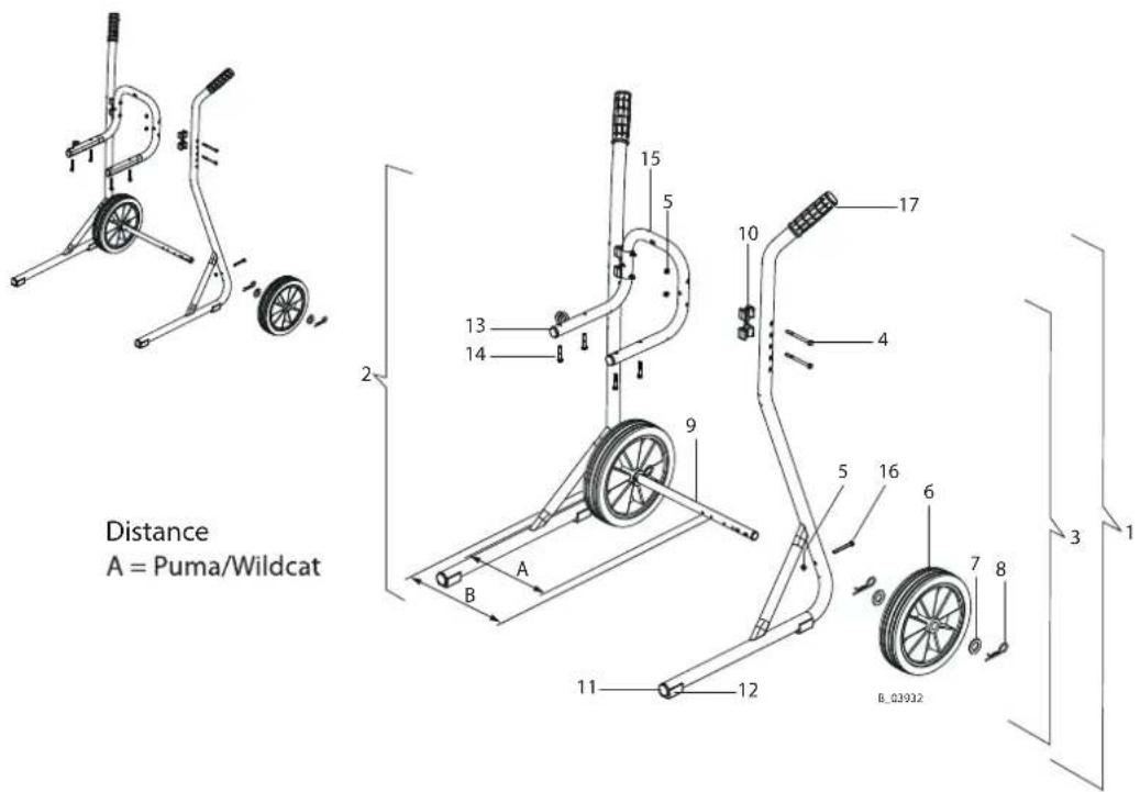WAGNER Puma 2840 - CHARIOT POUR WILDCAT ET PUMA - 1