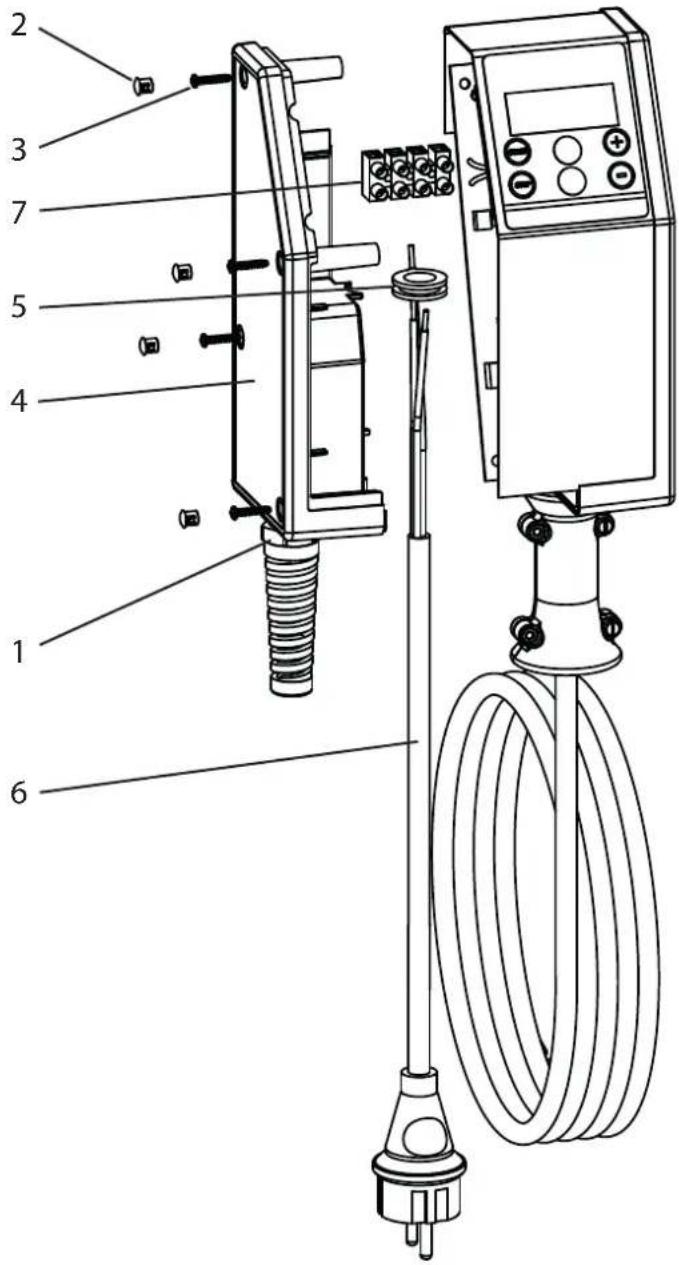 WAGNER TempSpray H326 - CONTRÔLE DE L'ISOLATION AVEC 1000 VOLT CC AU CONTRÔLE DE L'APPAREIL PAR LE SERVICE TECHNIQUE - 2