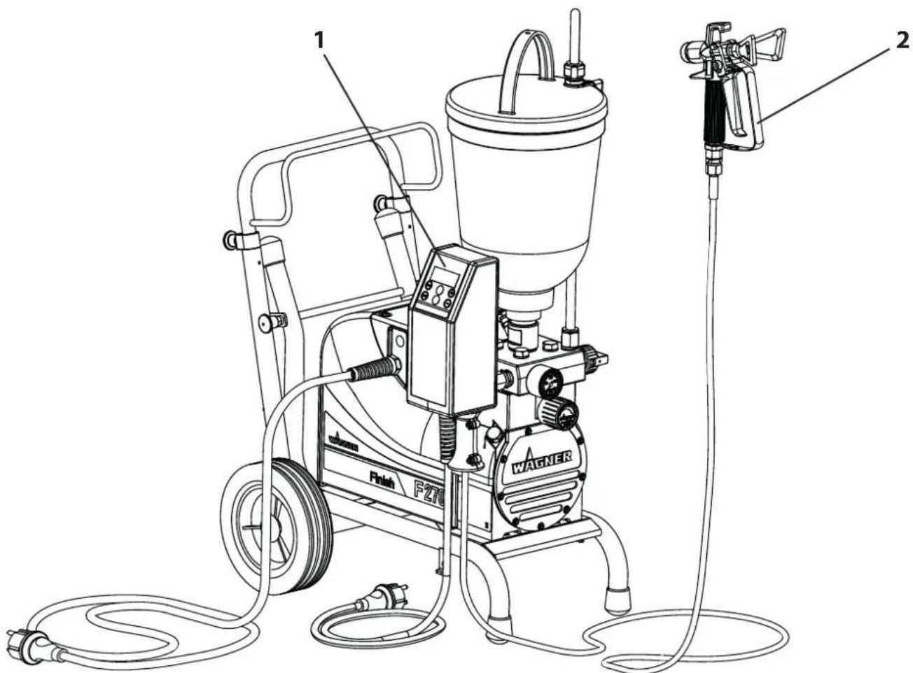 WAGNER TempSpray H326 - BEI ERSTINBETRIEBNAHME REINIGUNG VON KONSERVIERUNGSMITTEL - 1