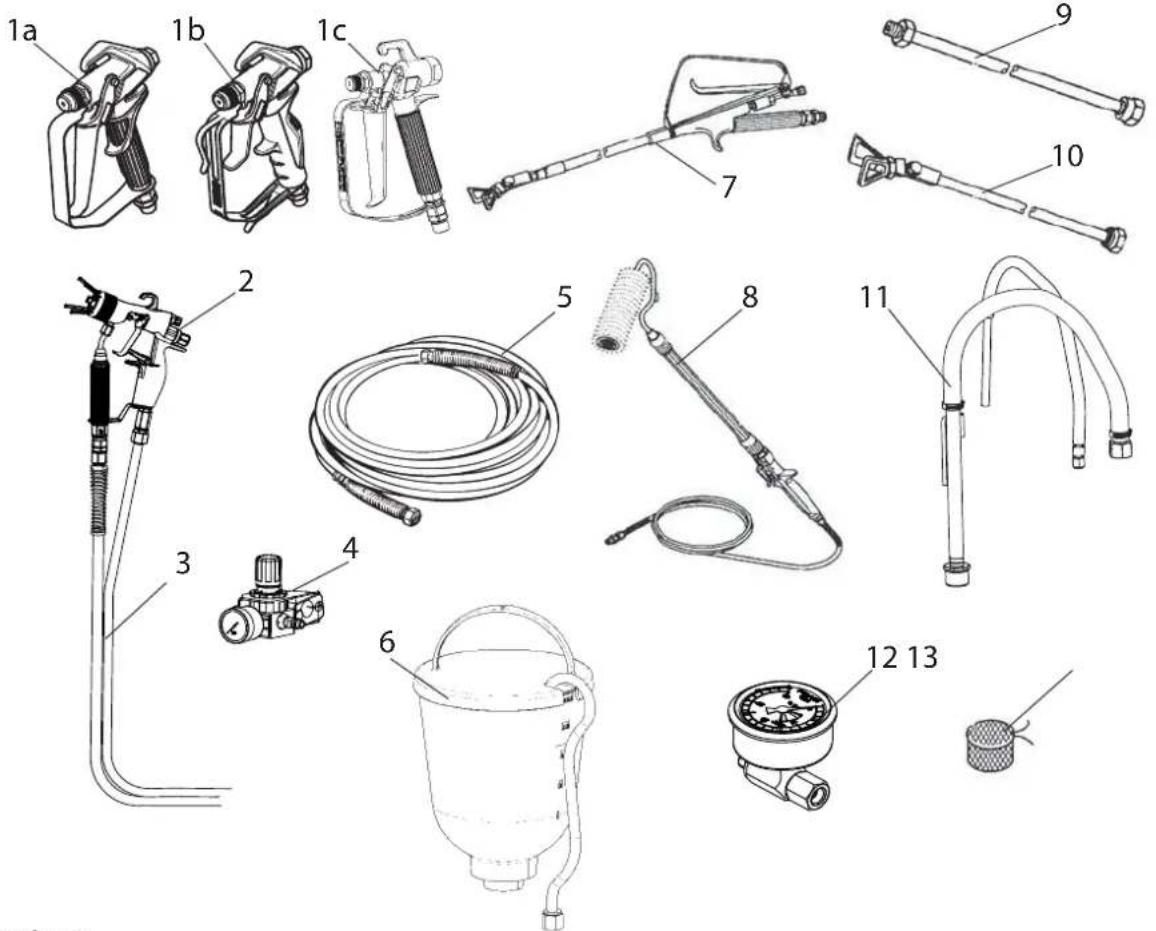 WAGNER Super Finish 23 Pro - PIECES DE RECHANGE ET ACCESSOIRES - 1