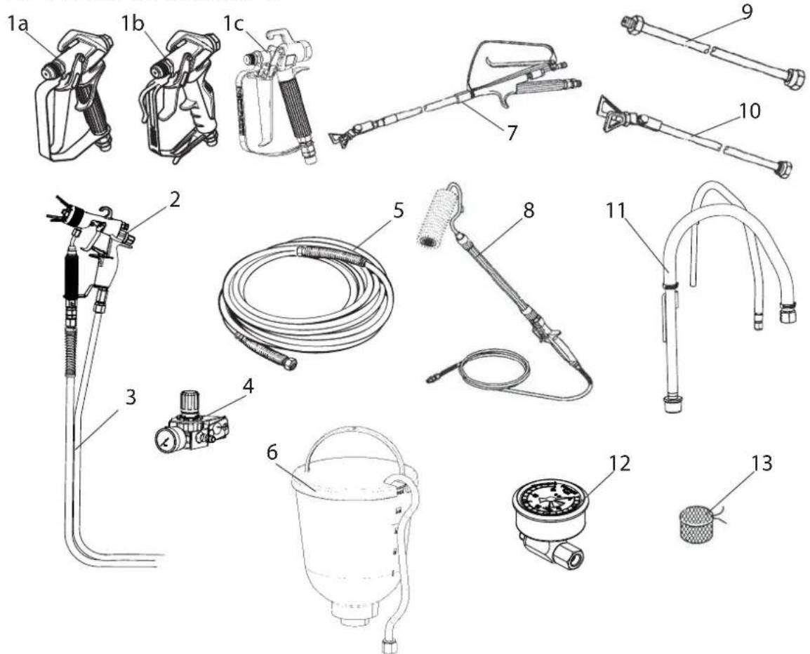 WAGNER Super Finish 23 Pro - SUPER FINISH 23 PRO ACCESSORIES - 1
