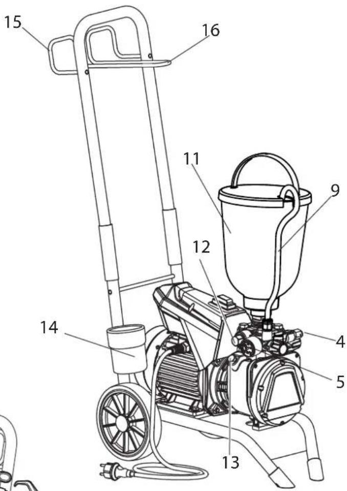 WAGNER Super Finish 23 Pro - EXPLANATORY DIAGRAM - 2