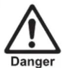 WAGNER Super Finish 23 Pro - DANGER OF EXPLOSION AND FIRE FROM SOURCES OF IGNITION DURING SPRAYING WORK - 1