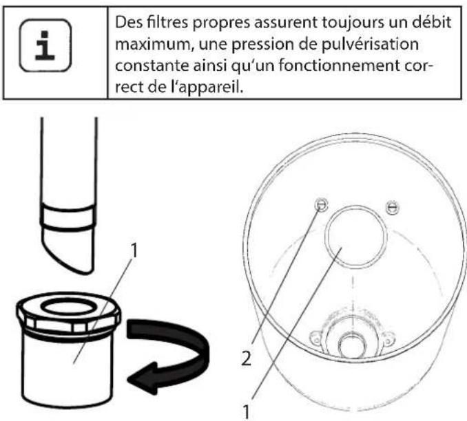 WAGNER Super Finish 23 Pro - Filtre D'ASPIRATION - 1