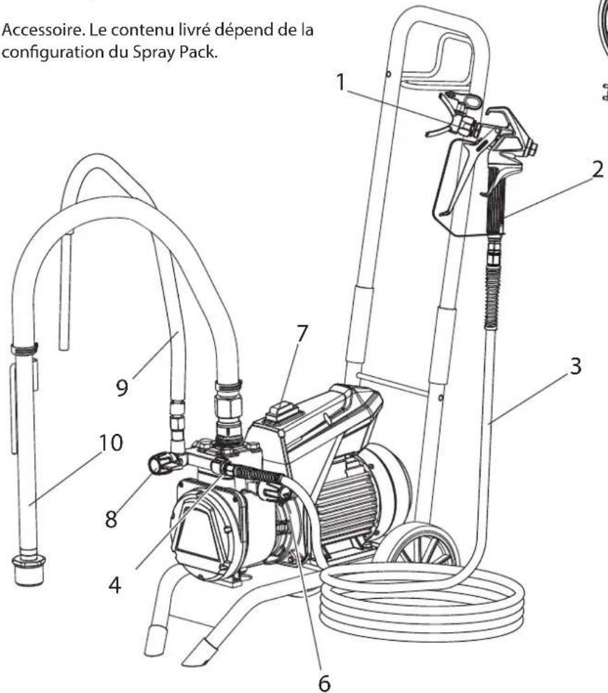 WAGNER Super Finish 23 Pro - ILLUSTRATIONS DU MATÉRIEL - 8