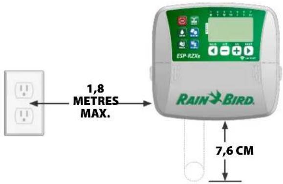 RAIN BIRD ESPRZXe - Installation du programmateur - 1