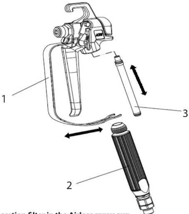 WAGNER Super Finish 23 Plus - CLEANING THE AIRLESS SPRAY GUN - 1