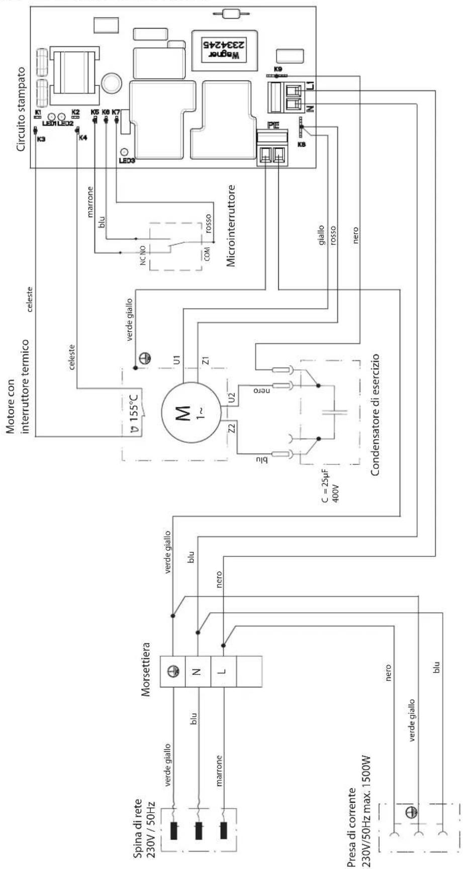 WAGNER Super Finish 23 Plus - SCHEMA ELETTRICO - 1