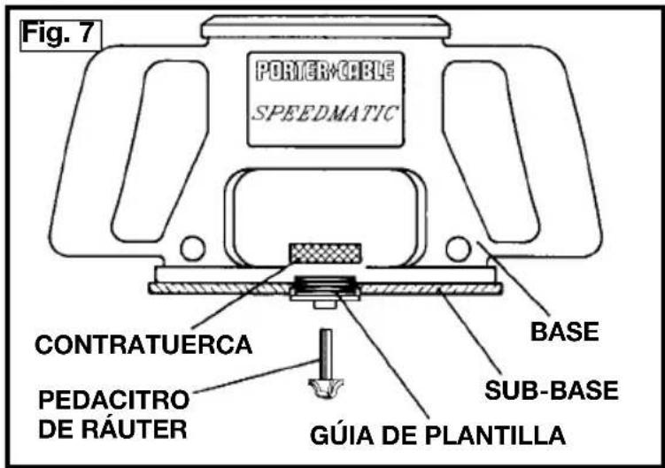 Porter-Cable 7519 - Guía de Plantilla (patrón) - 1