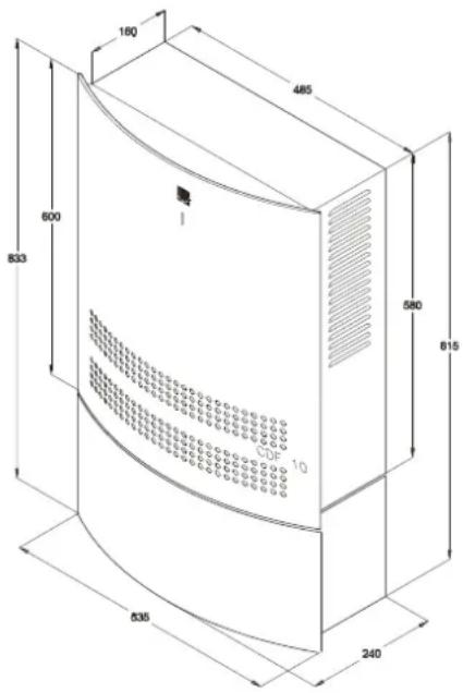 Dantherm CDF 10 - Zbiornik na skro- pliny - 1
