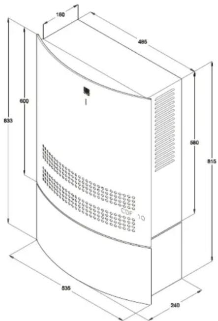 Dantherm CDF 10 - Croquis - 1