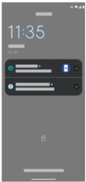 MOTOROLA Moto G82 5G - À propos de votre écran de verrouillage - 1