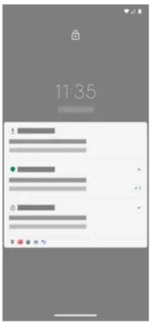 MOTOROLA Moto E32 - À propos de votre écran de verrouillage - 1