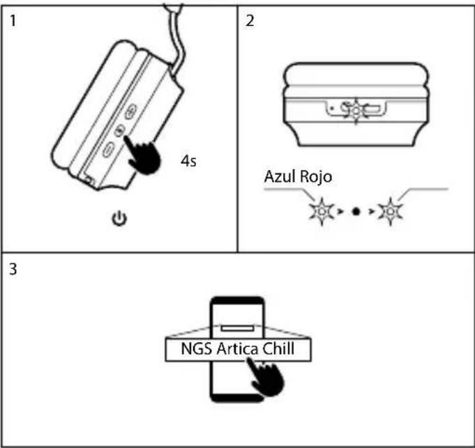 NGS Artica Chill - Luz indicadora de carga - 2